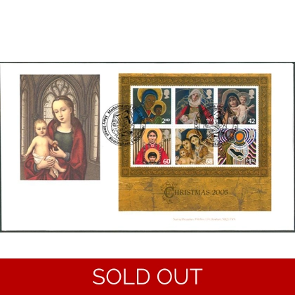2588 Christmas Madonna & Child MS Norvic fdc 2005